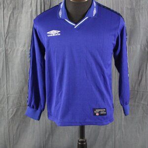 Umbro Jersey (VTG) - Long Sleeve Embellished Sleeves - Men's Large